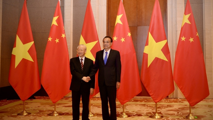 Vietnamese Party leader meets with Chinese Premier Li Keqiang